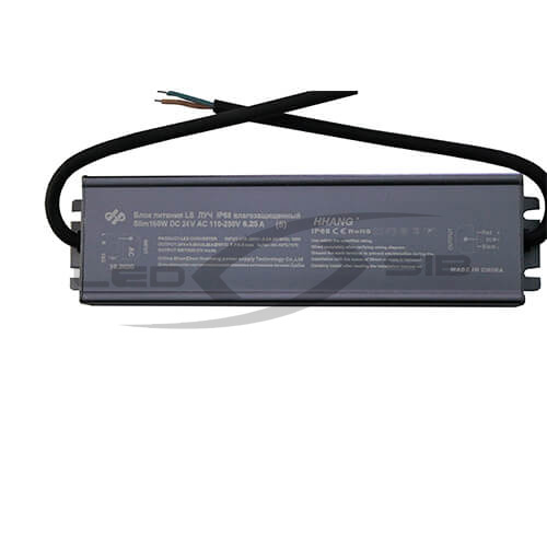 Блок питания ЛУЧ влагозащищенный LS серии Slim 150W DC 24V AC 110-250V 6.25A(алюминий)213*65*31 IP67