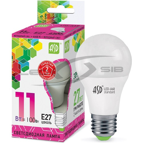лампа сд led-a60-standard 11.0w 230v е27 990lm Лампа сд LED-A60-standard 11.0W 230V Е27 990Lm