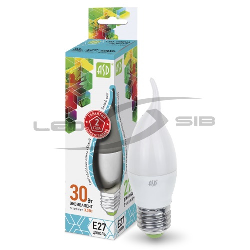 лампа сд led-свеча на ветру-standard 3.5w 230v е27 300lm  Лампа сд LED-СВЕЧА на ветру-standard 3.5W 230V Е27 300Lm 