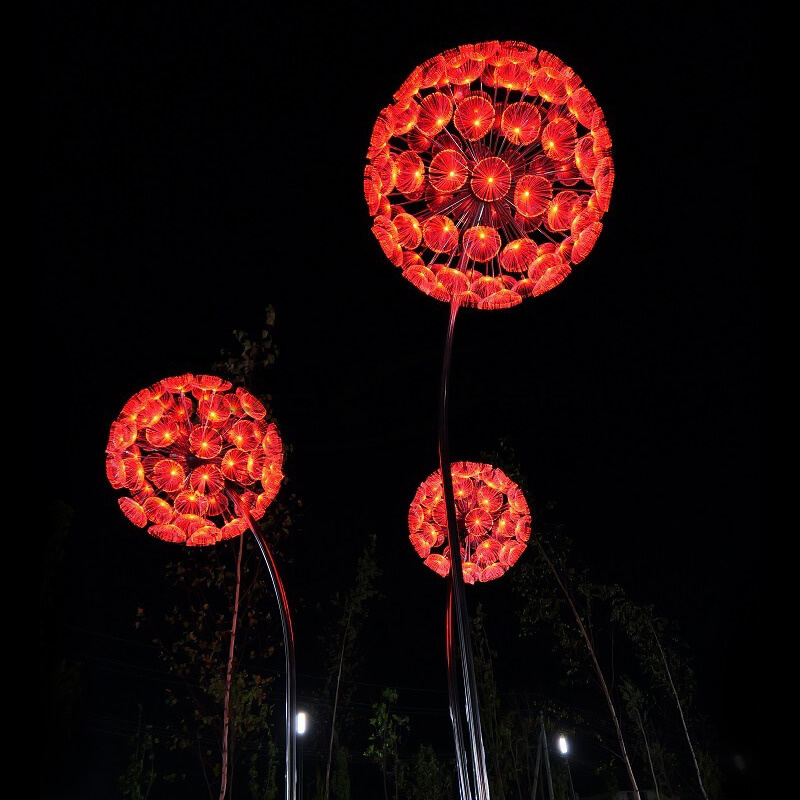 светодиодный одуванчик ls 3500мм d1200мм 12/220v (оптоволокно) ful color Светодиодный Одуванчик LS 3500мм D1200мм 12/220V (Оптоволокно) FUL COLOR