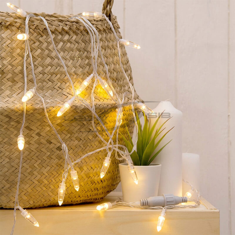 гирлянда led ls 5+5 м. прозрачный провод d 2,2 мм, пвх 100 led  220v ip65 flash 5:1 led (стыкуется) Гирлянда LED LS 5+5 м. прозрачный провод D 2,2 мм, ПВХ 100 led  220V IP65 FLASH 5:1 LED (стыкуется)