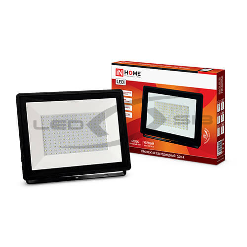 Прожектор сд СДО-08 150Вт 230В 12800 Лм IP65 IN HOME