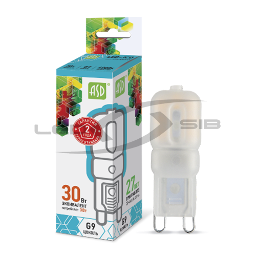 лампа сд led-jcd-v 3w 230v g9 260lm Лампа сд LED-JCD-V 3W 230V G9 260Lm