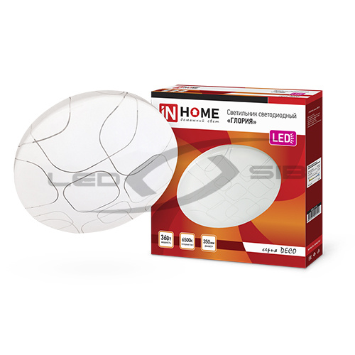 Светильник cд DECO 36W 2340Lm 350мм ГЛОРИЯ IN HOME